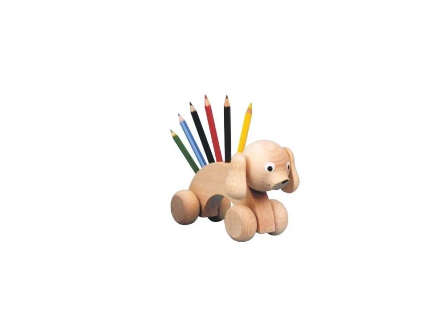 Utukutu Pencil Stand - Natural Dog | Children'S Room Accessories