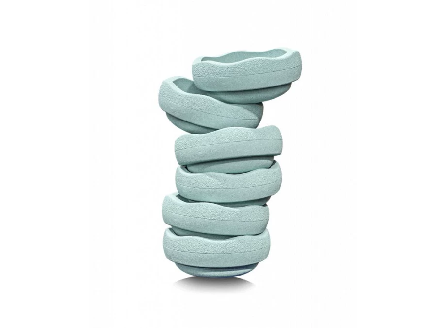 Utukutu Balancing Stones Mint - Set Of 6 Pieces | Mobility And Balance Aids